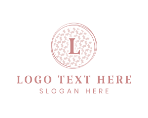 Feminine Floral Fashion Boutique Logo