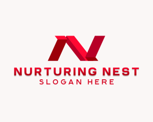 Professional Company Letter N logo design