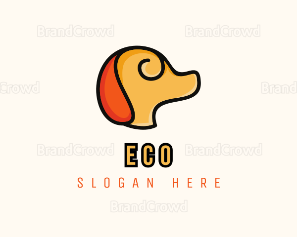 Puppy Dog Groomer Logo
