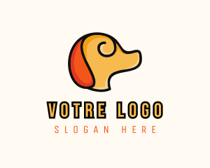 Domesticated Animal - Puppy Dog Groomer logo design
