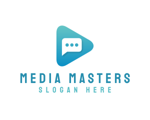 Media - Media Messaging App logo design