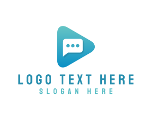 Youtuber - Media Messaging App logo design