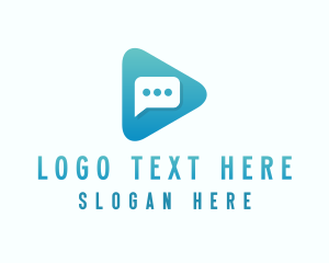 Blogger - Media Messaging App logo design