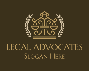 Law Firm Scale Courthouse  logo design