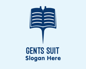 Learning - Blue Stingray Book logo design