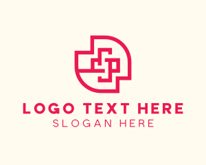 Ambulance - Red Medical Cross logo design