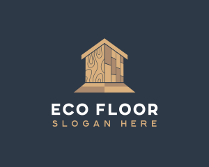 Linoleum - Tile Floor Construction logo design