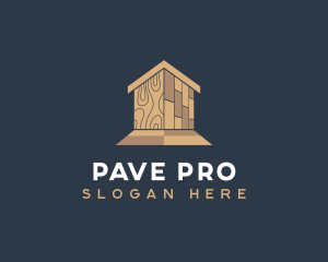 Tile Floor Construction logo design