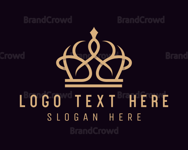 Golden Pageant Crown Logo