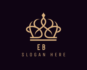 Golden Pageant Crown  Logo