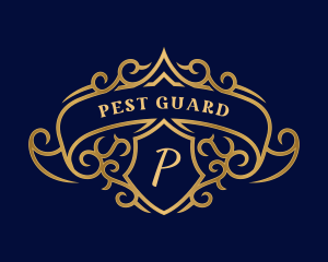 Luxury Royal Shield Crest logo design