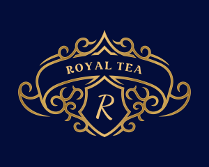 Luxury Royal Shield Crest logo design