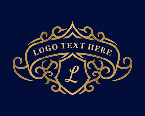 Vintage - Luxury Royal Shield Crest logo design
