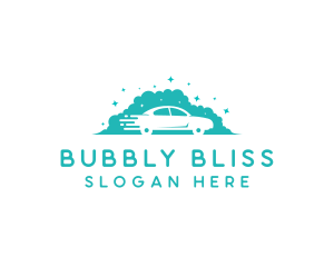 Fast Bubble Car Wash  logo design