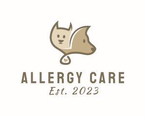 Cat Dog Veterinary Care logo design