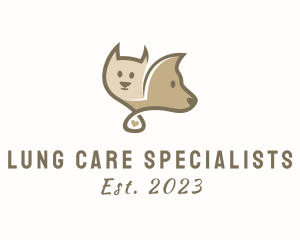 Cat Dog Veterinary Care logo design