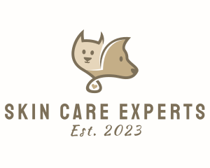 Cat Dog Veterinary Care logo design