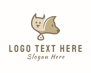 Cat Dog Veterinary Care Logo