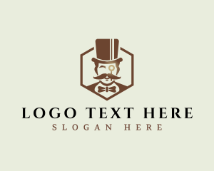 Formal Gentleman Hat Logo