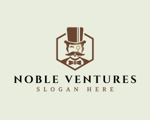 Formal Gentleman Hat logo design