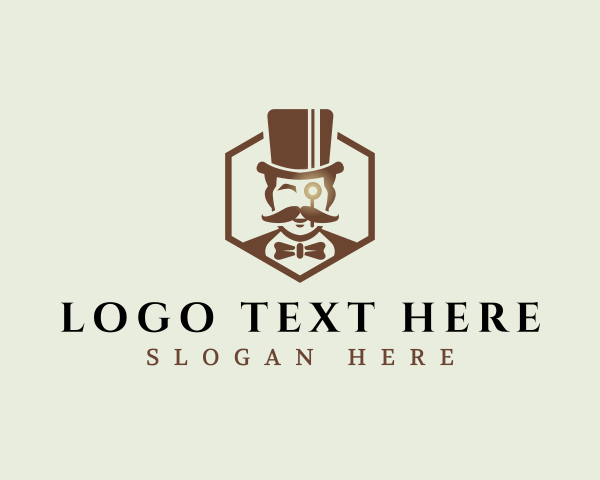 Formal - Formal Gentleman Hat logo design