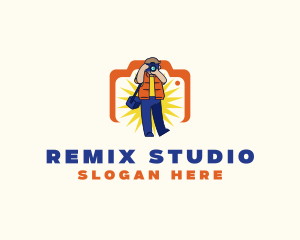 Photographer Camera Studio logo design