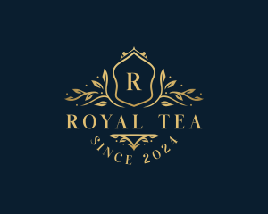 Royal Leaf Crest logo design