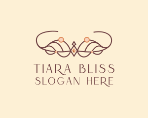 Tiara - Elegant Beauty Tiara logo design