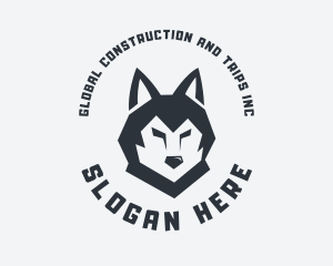 Alpha Wolf Animal Logo
