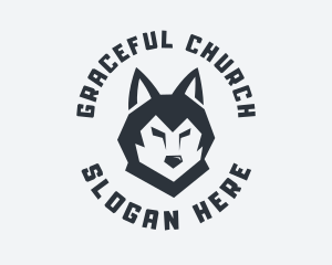 Lone Wolf - Alpha Wolf Animal logo design