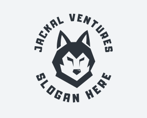 Alpha Wolf Animal logo design