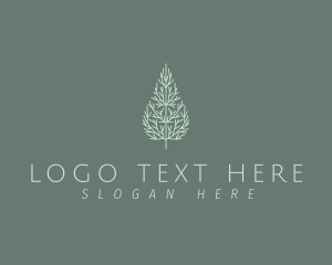 Therapy - Outline Tree Branch logo design