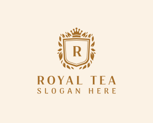 Royal Wreath Shield logo design