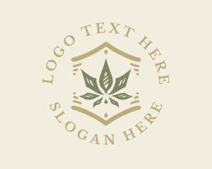 Hemp - Natural Hemp Marijuana logo design