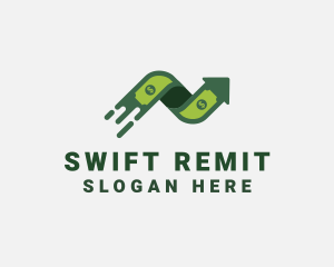 Remittance - Money Currency Rebate logo design