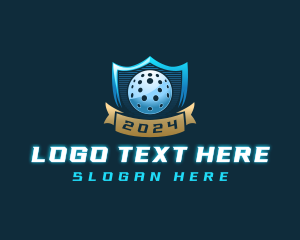 Paddle - Paddle Ball Shield logo design