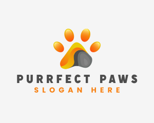 Modern Paw Veterinary logo design