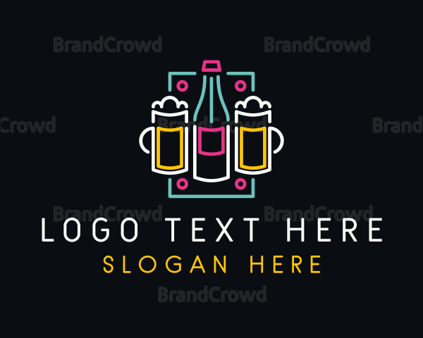 Neon Beer Bar Logo