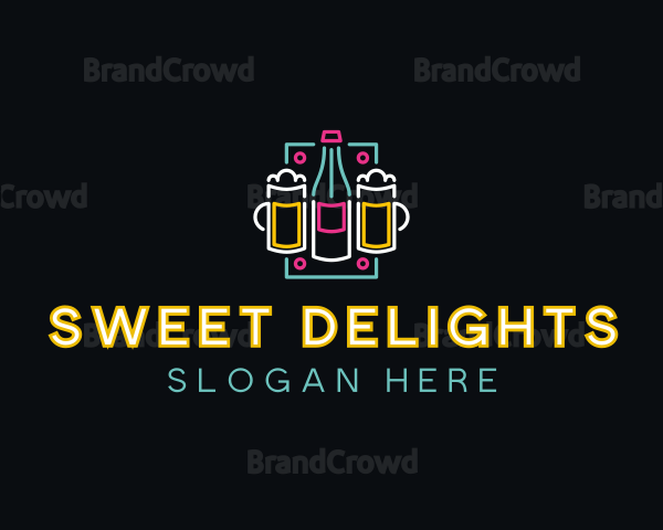 Neon Beer Bar Logo