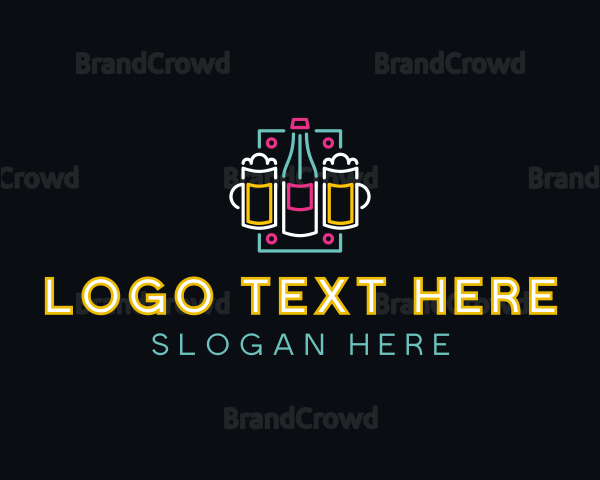 Neon Beer Bar Logo