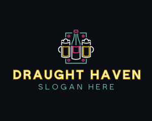 Bar Pub Nightclub  logo design