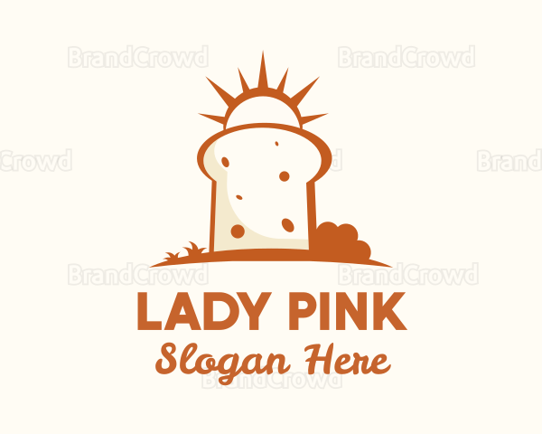 Sunny Bread Slice Logo