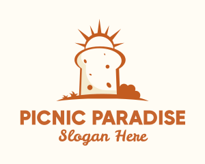 Picnic - Sunny Bread Slice logo design