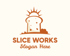 Slice - Sunny Bread Slice logo design