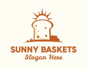 Sunny Bread Slice logo design