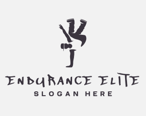 Gray Man Breakdance logo design