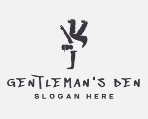 Gray Man Breakdance logo design