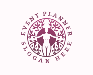 Meditation Tree Woman Logo