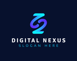 Digit - Business Brand Double Number 2 logo design