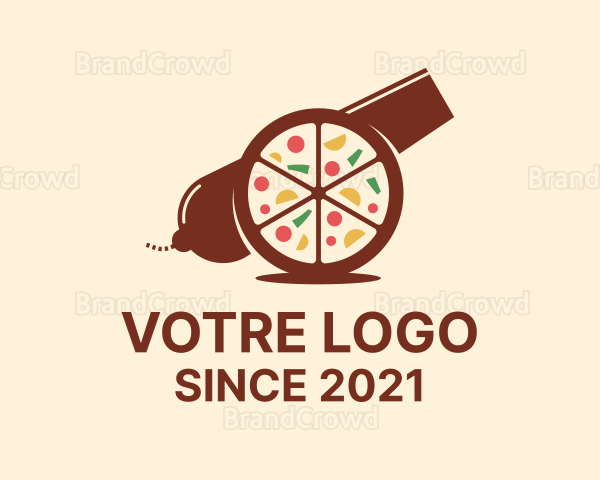 Pizza Cannon Restaurant Logo